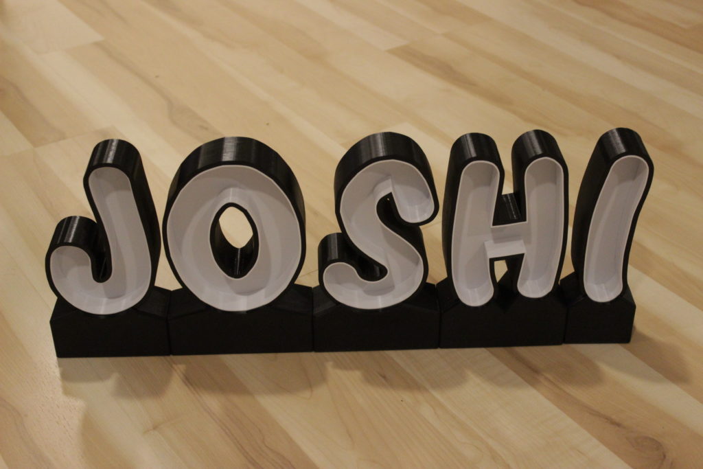 LED Buchstaben JOSHI